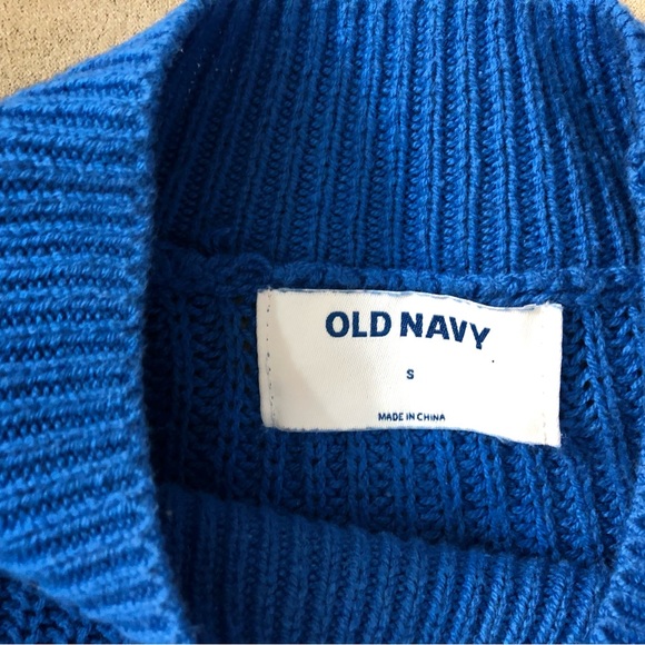 Old Navy Cobolt Blue cotton/acrylic woman’s crew neck sweater size small - Picture 9 of 10